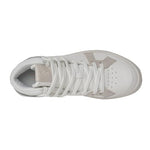 On Women's The Roger Clubhouse Mid 2 Sneaker, White/Sand, 8.5