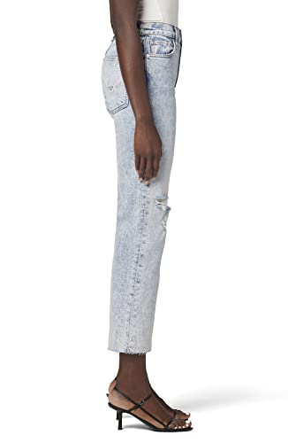 Hudson Jeans Women's Remi High Rise Straight Leg Cropped Jean, Two Hearts, 28