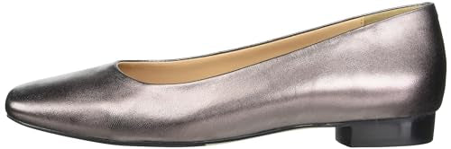 Trotters Women's Flats, Pewter Leather, 9.5 Narrow