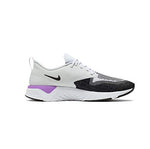 Nike Women's Odyssey React 2 Flyknit Running Shoes (Pure Platinum/Black-White, 11.5)