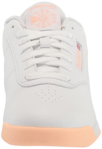 Reebok Women's Princess Sneaker, Aura Orange/White, 10