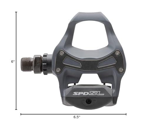 SHIMANO PD-R550 SPD-SL Road Pedals; Black