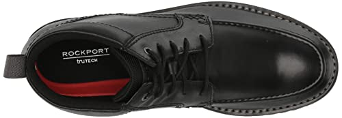 Rockport Men's Mitchell Moc Boot Ankle, Black, 11