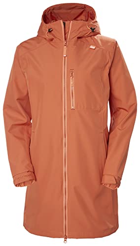 Helly-Hansen Women's Long Belfast Jacket, 179 Terracotta, Large