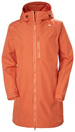 Helly-Hansen Women's Long Belfast Jacket, 179 Terracotta, Large