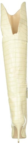 Schutz Women's Maryana Over-The-Knee Boot, Eggshell, 8