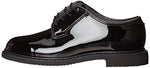 Bates Men's Lites High Gloss Oxford Uniform Dress Shoe, Black, 5 Wide