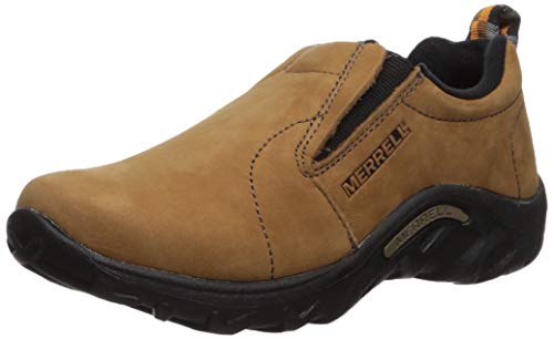 Merrell Jungle Moc Moccasin, Brown Nubuck, 13 Wide US Unisex Big_Kid