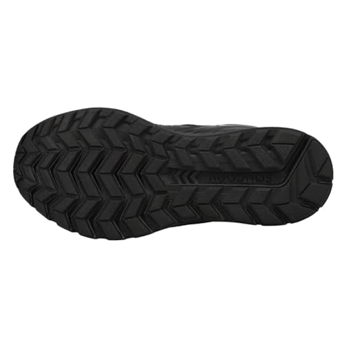 Saucony Cohesion 14 LACE to Toe Running Shoe, Black/Black, 6.5 US Unisex Big Kid