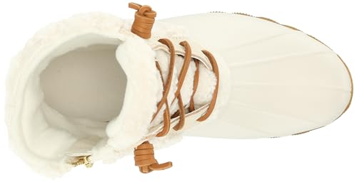 Sperry Mens Shoes Women's Saltwater Sherpa Rain Boot, Rainbow Ivory, 7.5