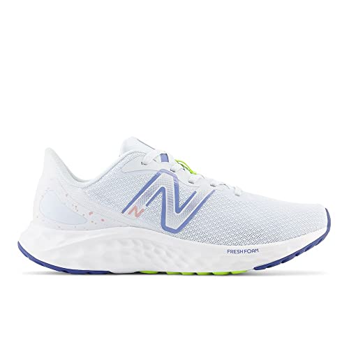 New Balance Women's Fresh Foam Arishi V4 Running Shoe, Ice Blue/Night Sky/Pink Moon, 5