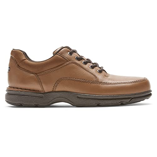Rockport Men's Eureka Walking Shoe, Tan Leather, 8 Wide