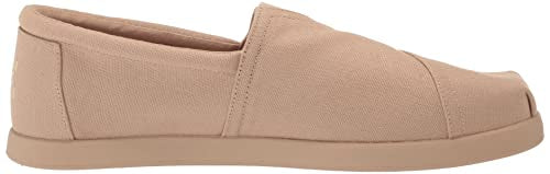 TOMS Men's ALP FWD Loafer Flat, Oatmeal Recycled Cotton Canvas, 13