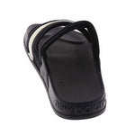 New Balance Women's 202 V2 Sandal, Black/White, 9