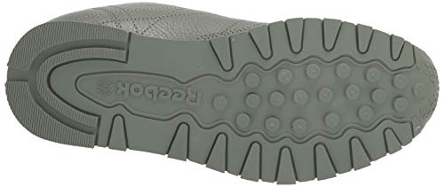 Reebok unisex adult Classic Leather (Ree)cycle Sneaker, Harmony Green/Classic White/Orange Flare, 10.5 Women 9 Men US