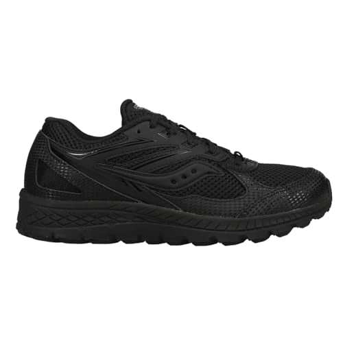 Saucony Cohesion 14 LACE to Toe Running Shoe, Black/Black, 6.5 US Unisex Big Kid
