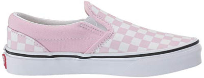 Vans Girl's Stockings, Purple and Snow White Checkerboard Design, 1 UK Narrow