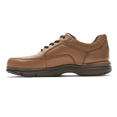 Rockport Men's Eureka Walking Shoe, Tan Leather, 8 Wide