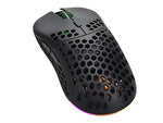 Monoprice Hyper-K Wireless Ultralight Gaming Mouse - PixArt Optical Sensor, Offers 6 Programmable DPI Settings - Dark Matter