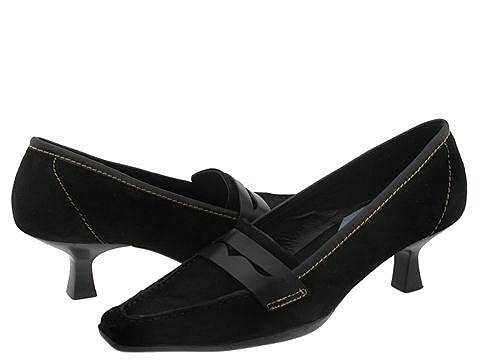 Aerosoles Lina WS Black Leather 8 B (M)
