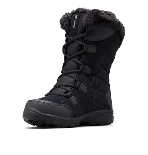Columbia Womens Ice Maiden II, Black/Columbia Grey, 8.5