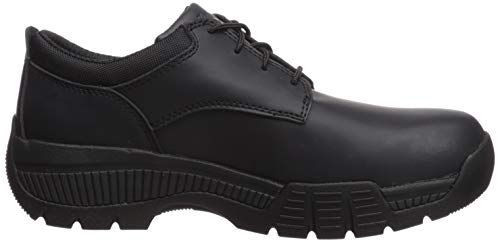 Timberland PRO Men's Valor Duty Soft Toe Oxford Military & Tactical Boot, Black Smooth Leather, 12