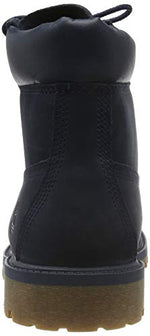 Timberland Unisex-Child 6 in Premium WP Boot Navy Nubuck