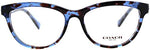 Coach HC6087-5392 Eyeglasses Blue Tortoise w/demo lens 53mm