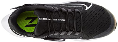 Nike Women's Air Zoom Pegasus 38 FlyEase Casual Running DA6698-001 Shoes, Black/Anthracite/Volt/White, 7.5