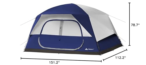 Forceatt 8 Person Tent, Waterproof and Ventilated Camping Tent for 4 Seasons, Dome Cabin Tent with Storage Bag, The Tent has a Large Space for Family Gatherings, Hikingand and Outdoors Activities
