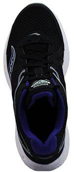 Saucony Women's Cohesion 11 Running Shoe, Charcoal/Purple, 10 M US