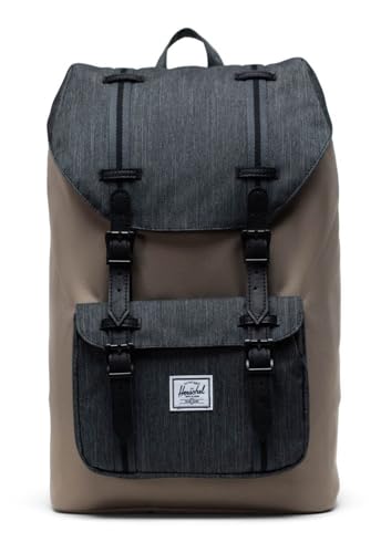 Herschel Supply Co. Little America Mid-Volume Timberwolf/Black Denim/Black One Size