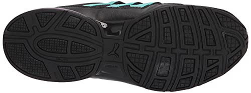 PUMA Women's RIAZE PROWL MOD MULTI Sneaker, Puma Black-Blue Turquoise, 11