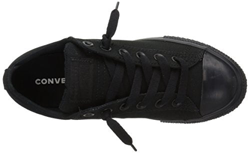 Converse Kids' Chuck Taylor All Star Street Ox (Little Big),Black Mono,2 M US Little Kid