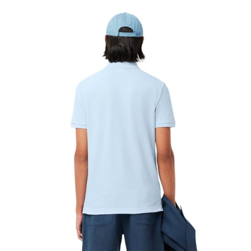 Lacoste Men's Slim Fit L12.12 Short Sleeve Pique Polo, Rill Light Blue, XX-Large