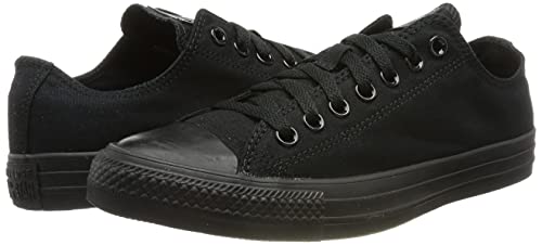 Converse Unisex Chuck Taylor All Star OX Sneaker (5 Men 7 Women, Black Monochrome)