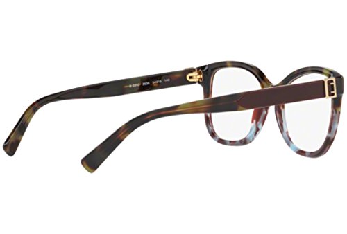 BURBERRY BE2252-363652 Eyeglass Frame GREEN HAVANA/BLUE HAVANA w/DEMO LENS 52mm