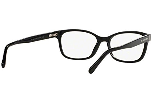 Burberry BE2201 - 3001 Eyeglasses BLACK W/ DEMO LENS 52mm