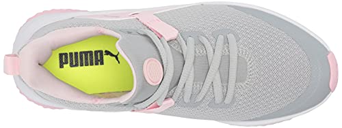 PUMA Fusion Evo Jr. Golf Shoe, High Rise-Pink Lady, 3 US Unisex Little Kid