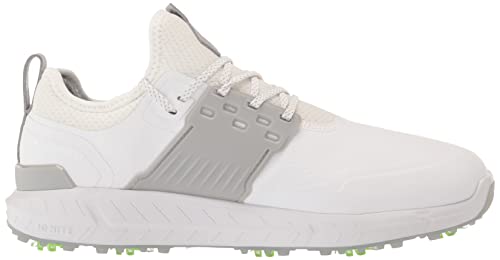 PUMA Men's Ignite Articulate Golf Shoe, White Silver/High-Rise, 9.5