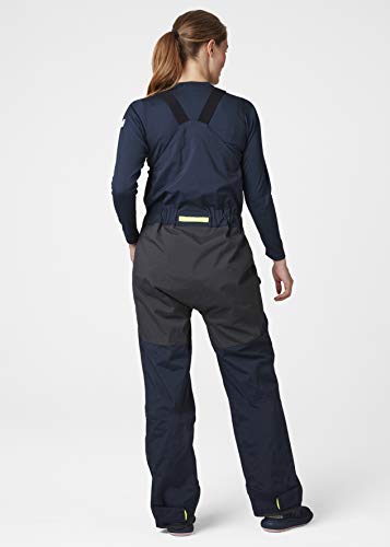 Helly-Hansen Pier 3.0 Coastal Sailing Bib Overalls for Women - Wind/Waterproof and Breathable, with Reinforced Seat & Knees, 597 Navy - X-Small