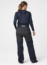 Helly-Hansen Pier 3.0 Coastal Sailing Bib Overalls for Women - Wind/Waterproof and Breathable, with Reinforced Seat & Knees, 597 Navy - X-Small