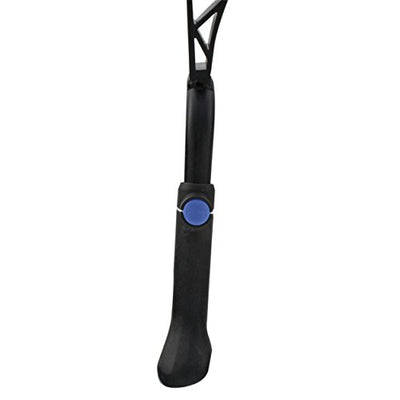 Ventura Double Leg Kickstand, Center-Mounted, Aluminum, Adjustable Without Tools for 24"-28" Bicycle, Black