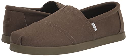 TOMS Men's ALP FWD Loafer Flat, Dark Olive, 8