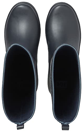 Helly-Hansen Womens Madeleine Print Waterproof Rain Boots, 597 Navy, 8