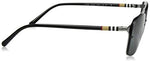 Burberry 0BE3095 Gunmetal/Dark Grey Polarized One Size