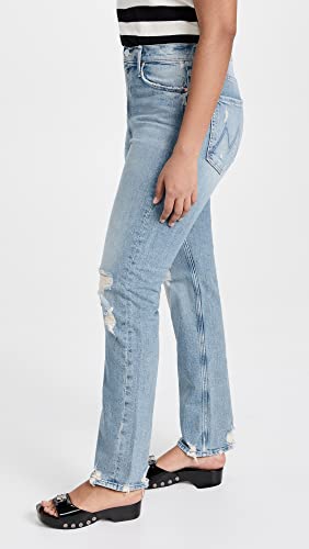 MOTHER Women's High Waisted Rider Skimp, The Confession, Blue, 31