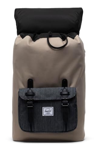Herschel Supply Co. Little America Mid-Volume Timberwolf/Black Denim/Black One Size