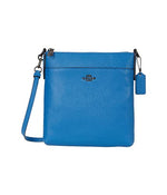 Coach Crossgrain Leather Kitt Vivid Blue One Size