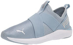 Puma Women's Prowl Slip On Cross Trainer, Pastel Blue Fog-Metallic Silver, 5.5